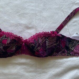 Freya Animal Print/Pink Underwire Bra